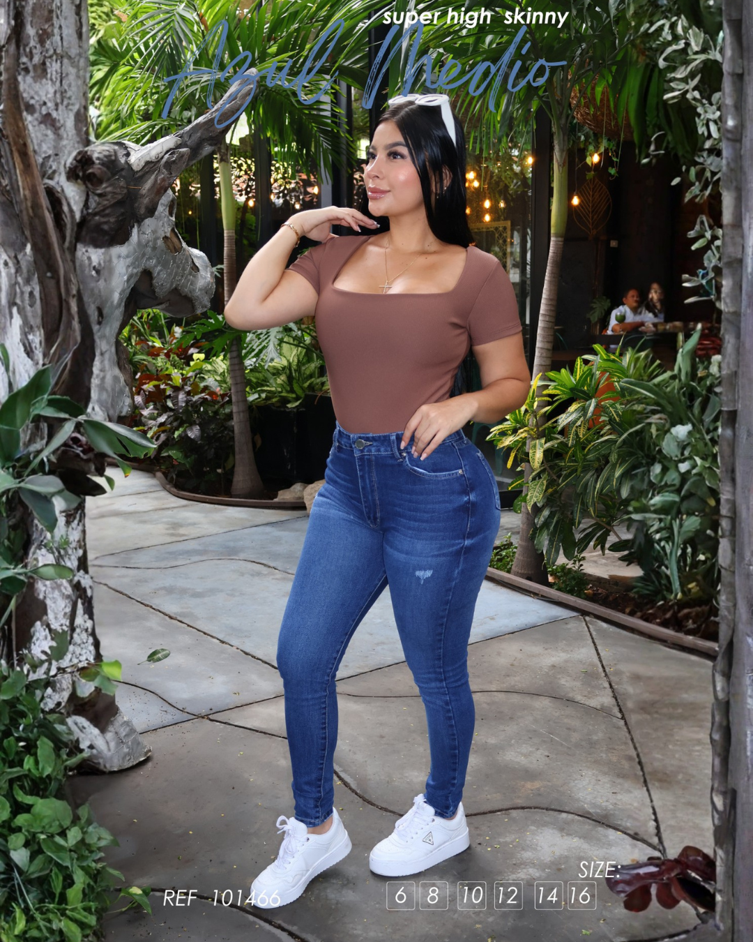 Super High Waist Skinny 101466
