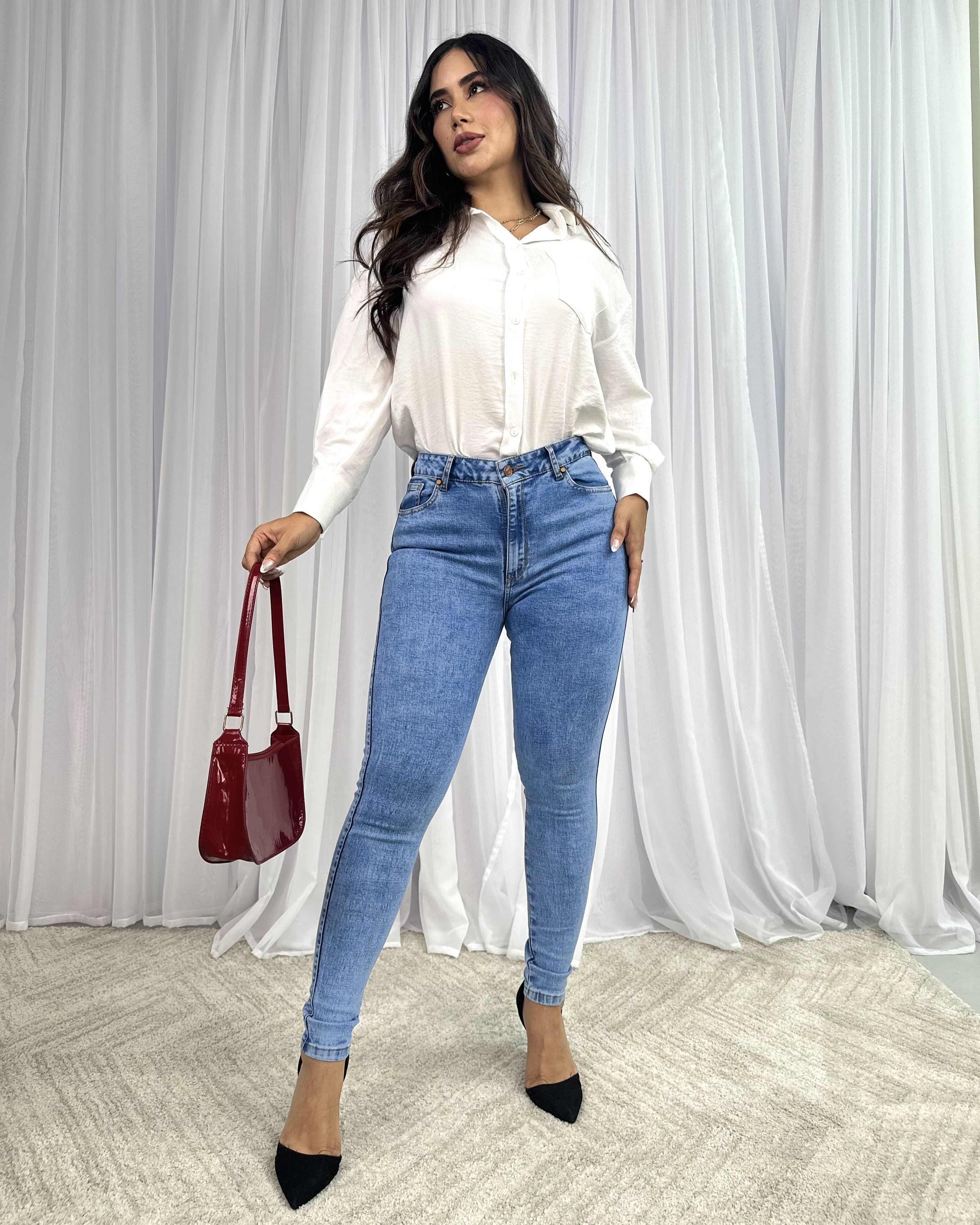 Super High Waist Skinny 100808
