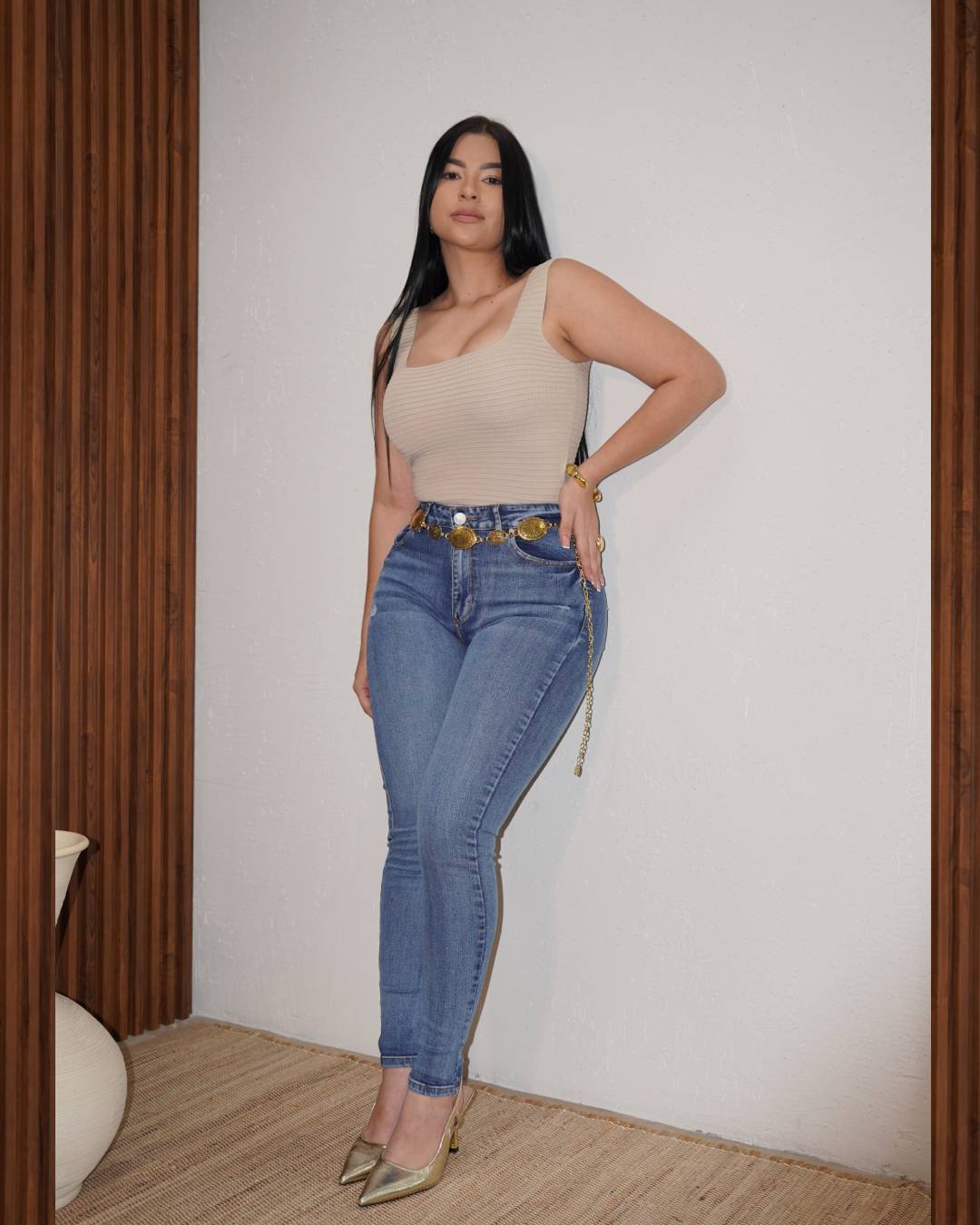 Super High Waist Skinny 101162